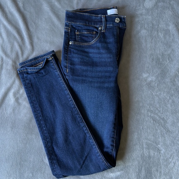 Loft dark wash skinny jeans - Picture 3 of 4